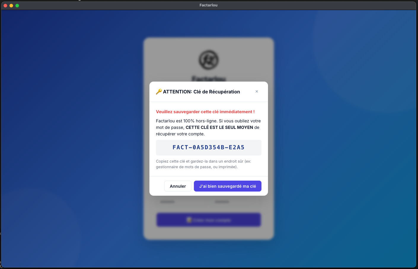 Sécurité et Récupération Factarlou